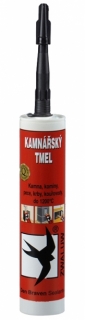 70405RL, Kachliarsky tmel 1200° - čierny, BRAVEN, čierny, 280 ml