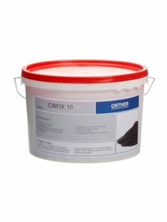ORTNER, kyselinovzdorné lepidlo ORFIX 10, 1000 °C, čierne, vedro 4 kg