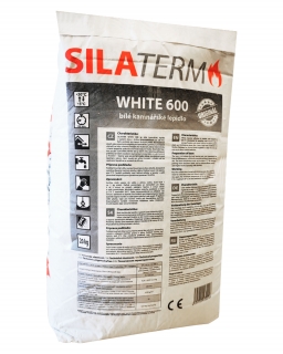 SILATERM, kachliarsky tmel WHITE 600, biely, vrece 20 kg