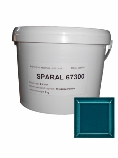 SILATERM, špárovacia hmota SPARAL, 25201 modrozelená jasná, vedro 2 kg