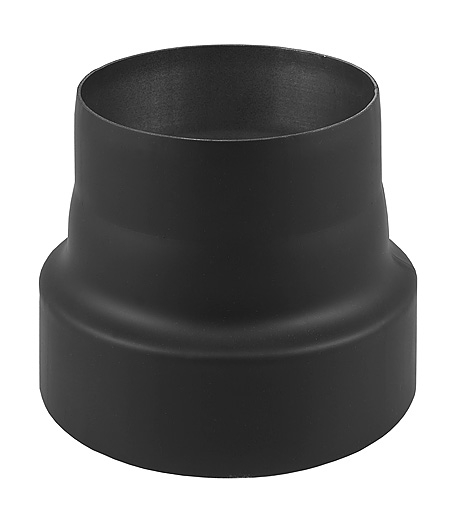 Dymovod redukcia xo150/125/15, oceľ, čierna
