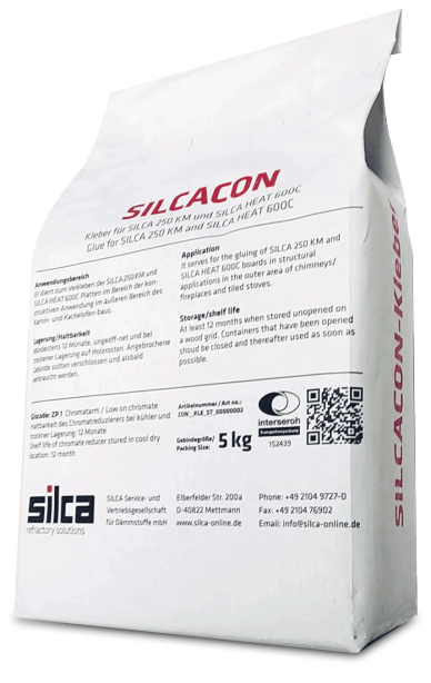 SILCACON lepidlo, pre vonkajšie časti stavby izol. dosiek a profilov, 5 kg