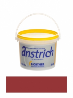 ORTNER, náter ANSTRICHT RAL 3013 (980), tmavo-červená, vedro 2 kg