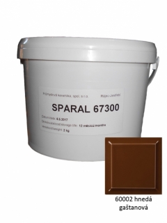 SILATERM, špárovacia hmota SPARAL, 60002 hnedá gaštanová, vedro 2 kg