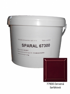 SILATERM, špárovacia hmota SPARAL, 77900 červená šarlátová, vedro 2 kg