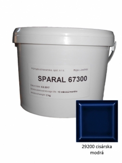 SILATERM, špárovacia hmota SPARAL, 29200 cisárska modrá, vedro 2 kg