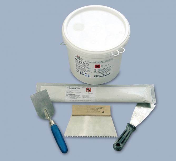 SILCADUR-HFS lepidlo pre izolačné dosky SILCA, Tmax 950 °C, plastové vrecko 900 g