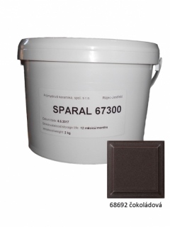 SILATERM, špárovacia hmota SPARAL, 68692 čokoládová, vedro 2 kg