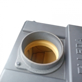 Pripojovacie hrdlo o180 pre KV FINA, FINA plus, KALA, JUWEL, RUBIN, GSK, LHK 745, TIGA, BRILLANT H2 / H4, DIAMANT - výstup