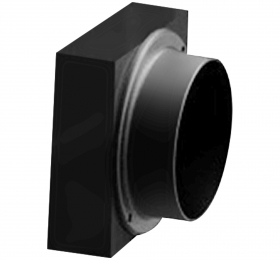 AIR box pripojenie externého prívodu vzduchu na zadnú alebo bočnú stranu