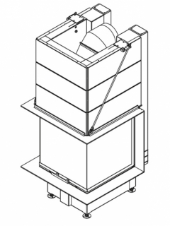 Rámik 8-stranný pre KV Arte U-90-h-4 S, LINEAR 4S