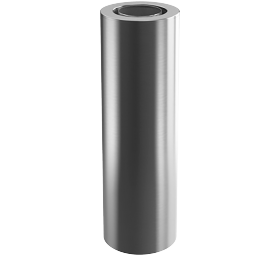 Rúra s WD o200/260/1000, hr. 0.6, nerez, SLIM, trojplášť