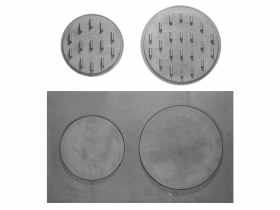 Platňa sporáka s 2 otvormi, liatina, 760x460 mm