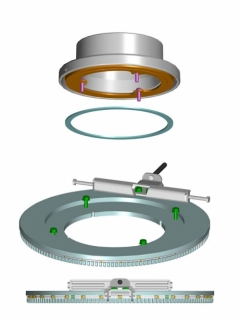 Otočný mechanizmus pre dymovod 130 mm pre krbové kachle STILA