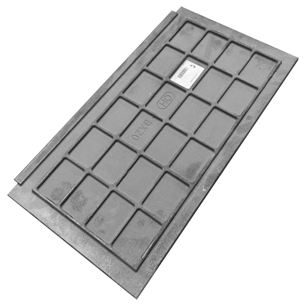 Platňa sporáka 630x320, liatina