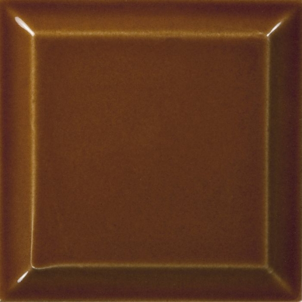 Krbové kachle RIANO N02, 67300 keramika srnčia hnedá, korpus čierny, CPV, potlačené sklo