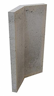 BRULApor, rohový diel - EP 45°/5, 750x250/250x50