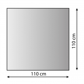 21.02.978.2, Podkladový plech-čierny, špec.tvrdý povrch, 110x110 cm
