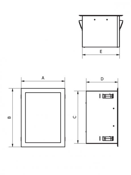V-BOX základný set PREMIUM STEEL 250x350x250 mm, biela