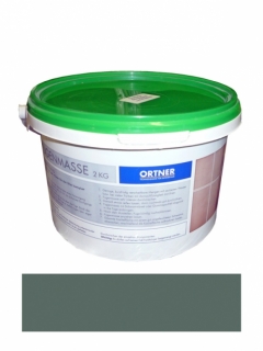 ORTNER, špárovacia hmota FUGENMASSE 660, tmavo-zelená, vedro 2kg