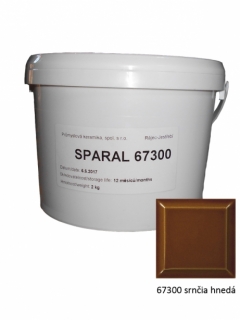 SILATERM, špárovacia hmota SPARAL, 67300 srnčia hnedá, vedro 2 kg