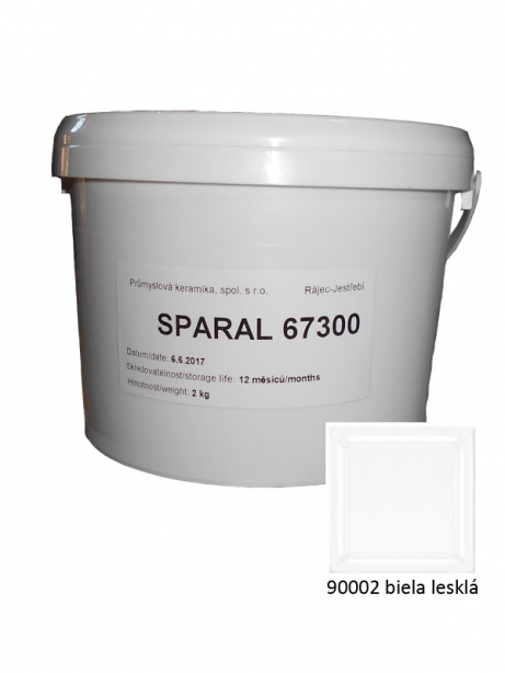 SILATERM, špárovacia hmota SPARAL 90002 biela lesklá, vedro 2 kg