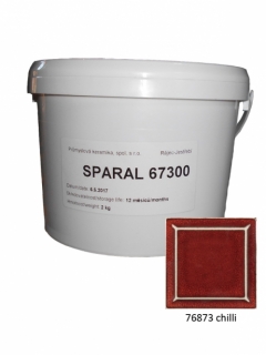 SILATERM, špárovacia hmota SPARAL, 76873 chilli, vedro 2 kg