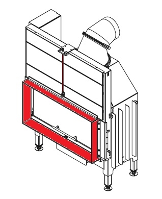 Rámik 4-stranný pre KV VARIA M-80h 4S, LINEAR 4S