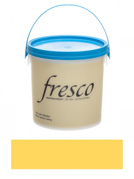 ORTNER, FRESCO špachtlovací tmel, inka žltá (žltá 1), vedro 2kg