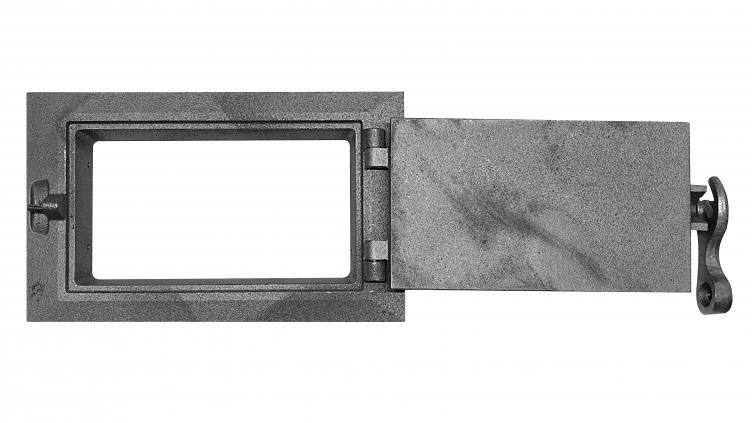 Popoľníkové dvierka, liatina, 285x175 mm