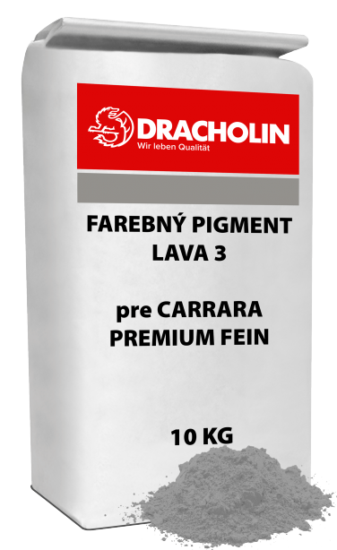 DRACHOLIN, LAVA 3 farebný pigment pre CARRARA PREMIUM FEIN 10 kg