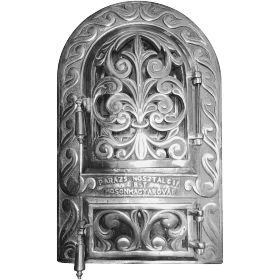 VÝPREDAJ / DVIERKA 01 L, Dvierka na pec 01, leštené, 60 x 36