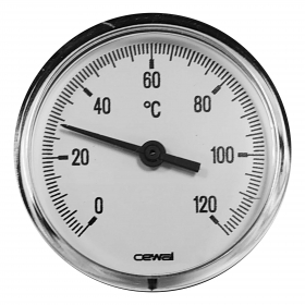 Teplomer pre udiareň do 120°C, o63 mm, dĺžka 5 cm