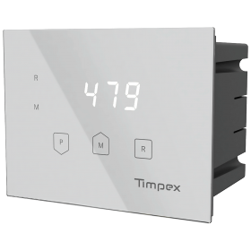 TIM200536, Aut. reg. horenia Reg 110, sklo biele, klapka o100, tep. čidlo 1100°C / 4.0 m